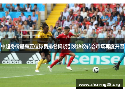 中超身价最高五位球员排名揭晓引发热议转会市场再度升温